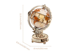 Luminous Globe 3D Wooden Puzzle