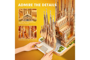 Sagrada Familia Cathedral - Hand-made Difficult  Puzzle