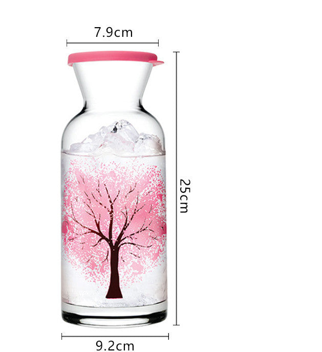 Color-changing cherry tree pitcher