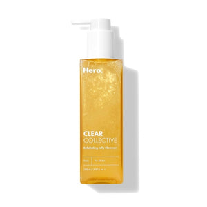 Clear Collective Exfoliating Jelly Cleanser - Gentle Daily Foam Facial Cleanser, Removes Oil and Dead Skin, Fragrance/Paraben Free