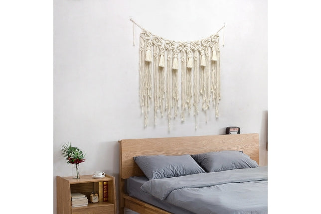 Hand Woven Tapestry Tassel Wall Hanging