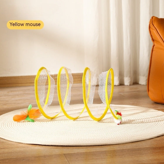 Self-play Cat Hunting Spiral Tunnel Toy