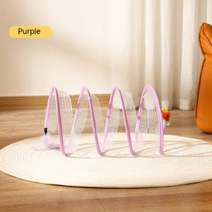 Self-play Cat Hunting Spiral Tunnel Toy