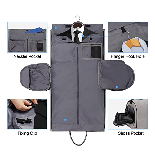 Convertible Garment Bag with Shoulder Strap