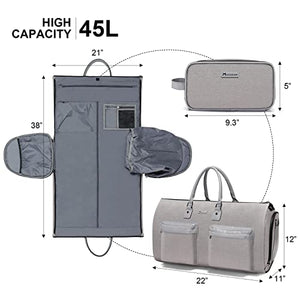 Convertible Garment Bag with Shoulder Strap