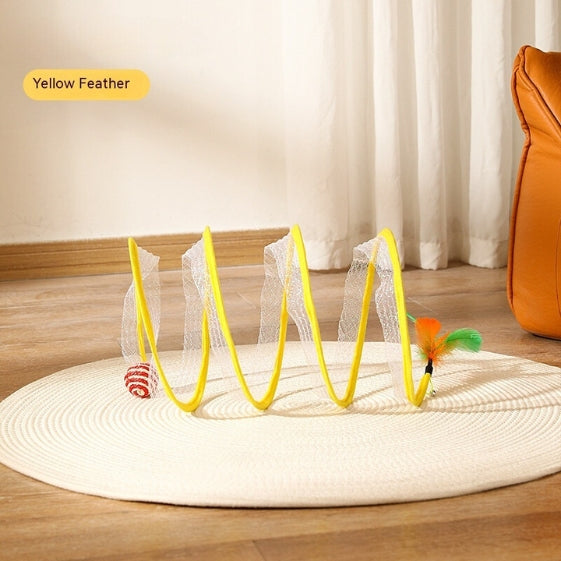 Self-play Cat Hunting Spiral Tunnel Toy