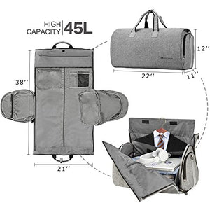 Convertible Garment Bag with Shoulder Strap