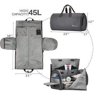 Convertible Garment Bag with Shoulder Strap