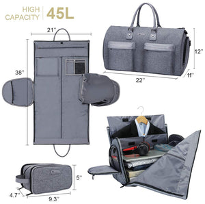 Convertible Garment Bag with Shoulder Strap