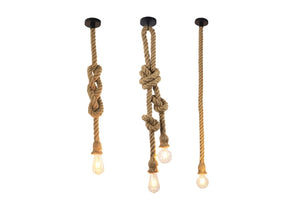 Rope chandelier-nostalgic lamps