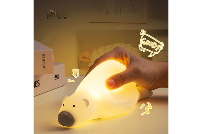 Cute Bear Silicone Night Light