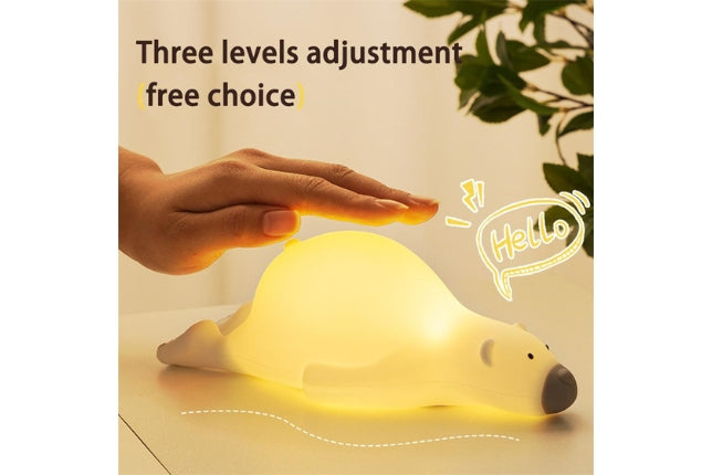 Cute Bear Silicone Night Light