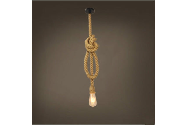 Rope chandelier-nostalgic lamps