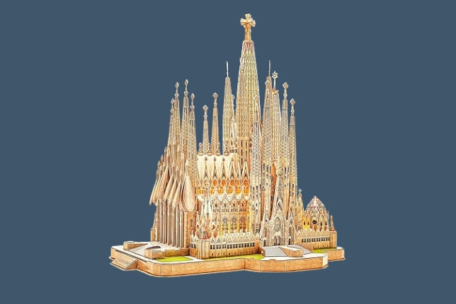 Sagrada Familia Cathedral - Hand-made Difficult  Puzzle