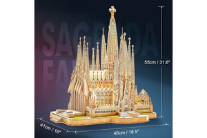 Sagrada Familia Cathedral - Hand-made Difficult  Puzzle