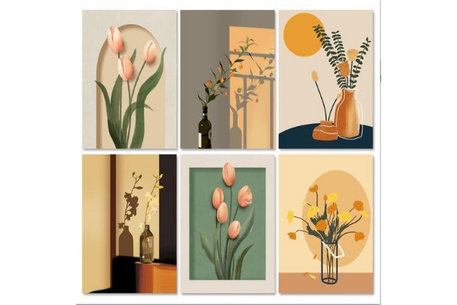 Flower Vases- Painting by Number