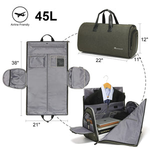 Convertible Garment Bag with Shoulder Strap