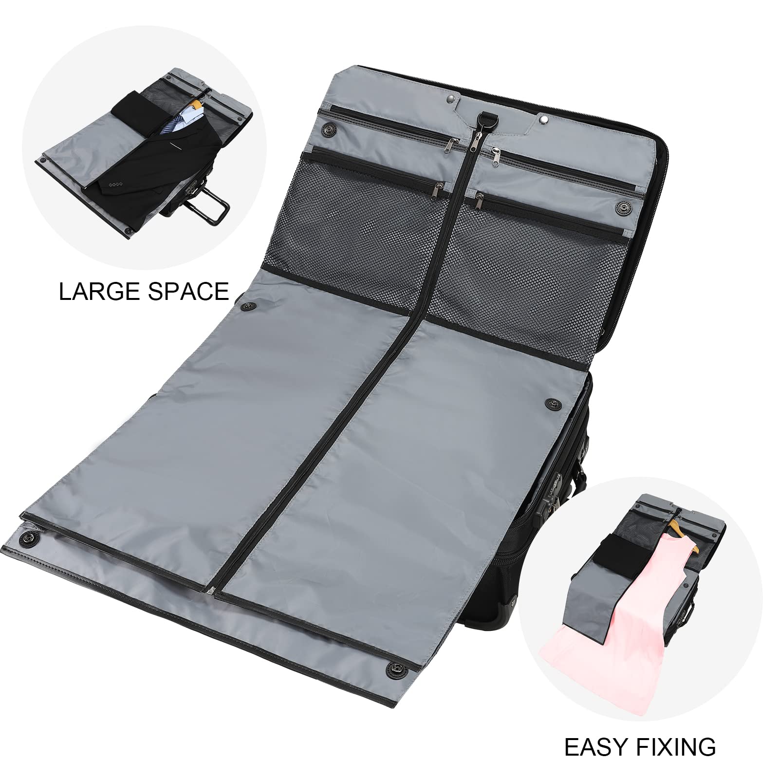 Convertible Garment Bag with Shoulder Strap