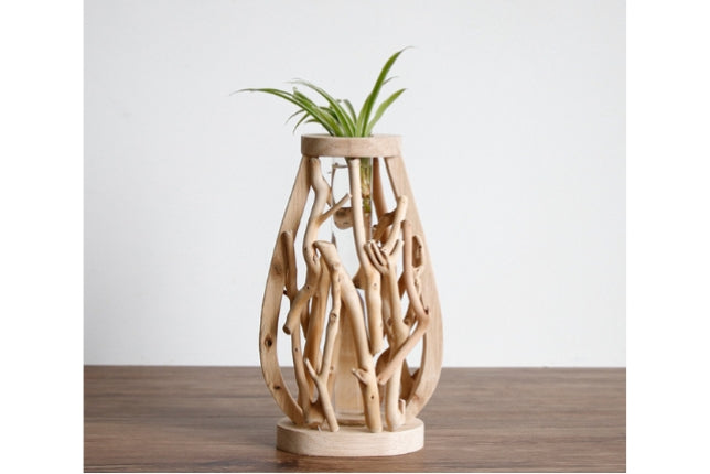 Pure Handwork Wooden Vase