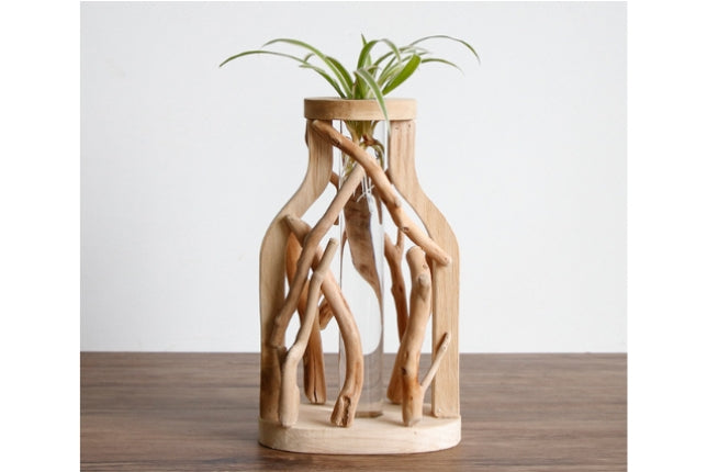 Pure Handwork Wooden Vase