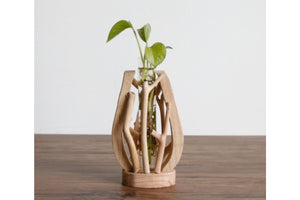 Pure Handwork Wooden Vase