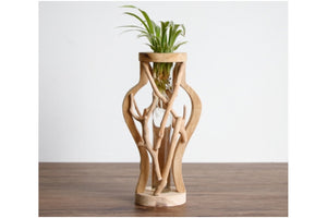 Pure Handwork Wooden Vase