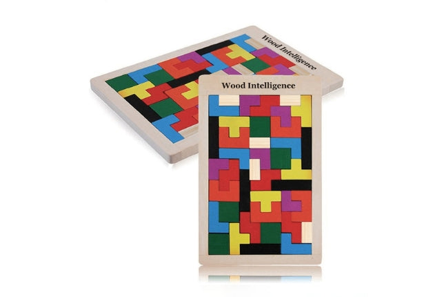 Wooden Multi-Color Tangram Toy